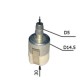 Фильтр топливный для бензокос и бензопил объёмом с увеличенной всасывающей головкой объёмом двиг. до 70 см.куб. 010048(С) 